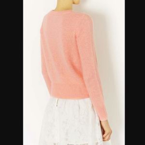 TOPSHOP RARE PINK JEWEL EMBELLISHED SWEATER 0/XS - Picture 2 of 8